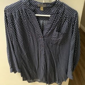 Market & Spruce Button-up Blouse